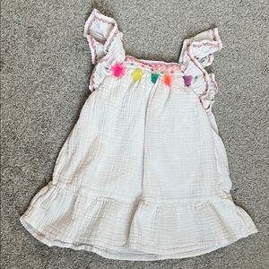 🍭 4/$20

Cat & Jack White Dress with Colorful Accents